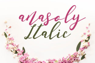 Anasoly Italic: A Playful Script Handwritten Font for Scroll-Stopping Visuals