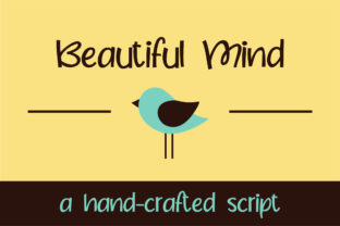 Beautiful Mind: A Whimsical Handwritten Font for Makers and Sellers