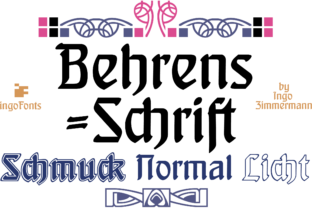 Behrens-Schrift: A Distinctive Blackletter Font for Editorial Elegance