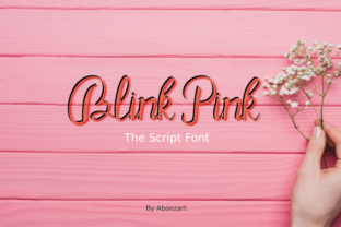 Blink Pink: A Handwritten Font for Editorial Design and Content Branding