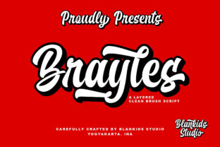 Brayles Script Handwritten Font for Creative Makers