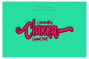 Clarra Handwritten Font for Bold, Playful Design Projects