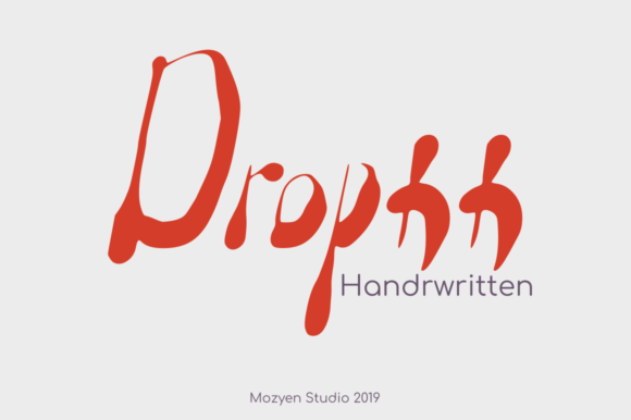 Drophh: A Cool Handwritten Font for Web Design and Digital Branding