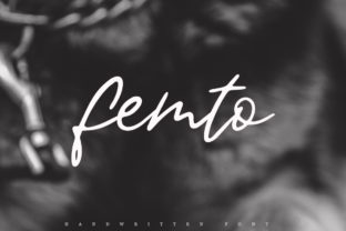 Femto: A Light Contemporary Handwritten Font for Editorial Elegance