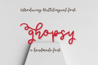 Ghopsy: A Kooky Handwritten Font for Small Business Branding