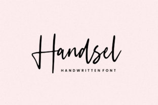 Handsel: A Contemporary Script Handwritten Font for Modern Web Design