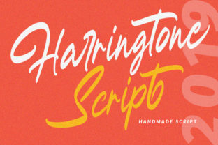 Harringtone Script: A Bold Handwritten Font for Business Branding