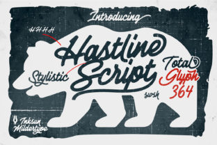 Hastline: A Bold, Timeless Script Handwritten Font