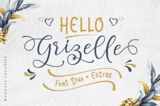 Hello Grizelle Duo: Elegant Handwritten Font for Creative Design