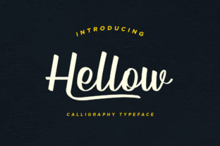Hellow: A Fun, Bold Handwritten Font for Small Business Branding
