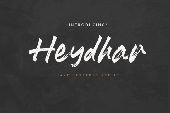 Heydhar: A Contemporary Handwritten Font for Modern Branding