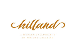 Hilland: A Light Handwritten Font for Romantic Editorial Designs