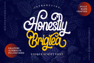 Honestly Brigtea: A Playful Script Font for Branding