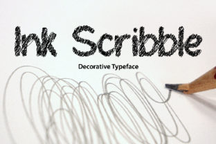 Ink Scribble: A Playful Decorative Font for Bold Campaign Typography