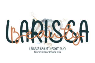 Larissa Beauty: Elegant Script Font for Scroll-Stopping Marketing Design