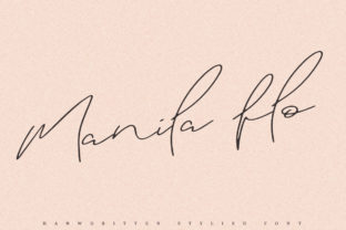 Manila Flo: A Sophisticated Handwritten Font for Modern Brand Campaigns