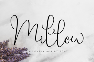 Millow: A Light & Beautiful Handwritten Font for Editorial Design