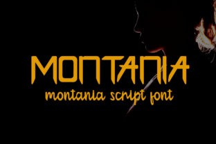 Montania Script Handwritten Font for Makers