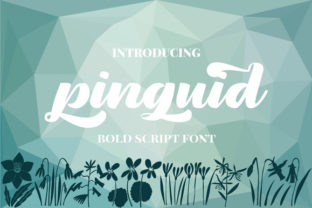Pinguid: A Bold Handwritten Font for Crafters and Makers