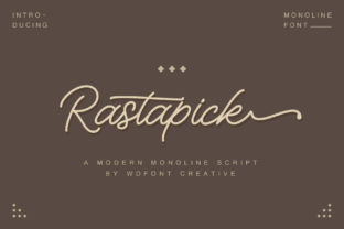 Rastapick Handwritten Font for Crafters & Sellers