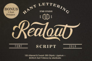Realout: A Bold Handwritten Font for Campaign-Ready Design Projects