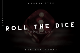 Roll the Dice: A Bold Sans Serif Font for Dynamic Editorial Design