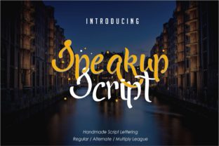 Speakup Script: A Bold Handwritten Font for Standout Brand Design