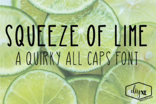 Squeeze of Lime: A Quirky Handwritten Font with Personality