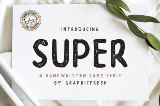 Super Font for Modern Brand Identity