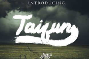 Taifun: A Bold Handwritten Font for Standout Craft and Product Design