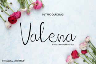 Valena: A Romantic Script Handwritten Font for Scroll-Stopping Visuals