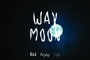 Wax Moon: A Spooky Midnight Script Handwritten Font