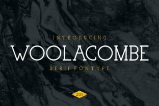 Woolacombe: A Timeless Serif Font for Crafters