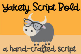 Yakety Script: A Whimsical Handwritten Font for Comic-Themed Branding